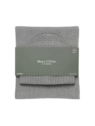 MARC O'POLO | Ensemble 2 pièces bonnet et écharpe | grau